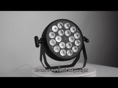 LED صاف پار بالا نور 18leds RGBW 4 در 1 DMX کنترل برای