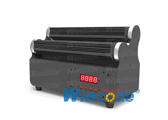 قیمت خوب RGBW 4 در 1 لامپ های دیواری بیرونی LED 12 × 10W 4 / 7 کانال با باتری بی سیم آنلاین