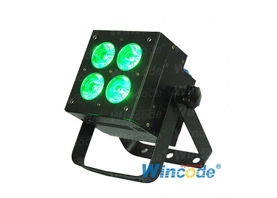 قیمت خوب 4 × 18W RGBWA + UV 6 در 1 چراغ LED Par Light ، چراغ LED Flat Par Light ، LED Uplight برای رویدادهای Dj عروسی آنلاین