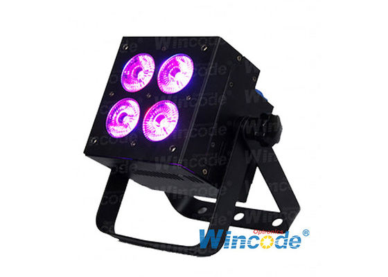 قیمت خوب 4 × 18W RGBLWA + UV 7 در 1 چراغ LED Par Light ، چراغ LED Flat Par Light ، LED Uplight برای رویدادهای Dj عروسی آنلاین