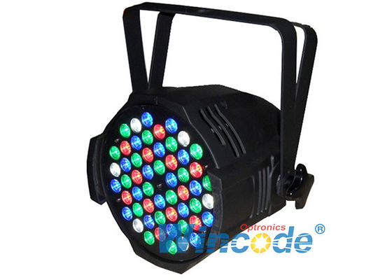 قیمت خوب 54pcs 3W RGBW LED Par Light With Linear Dimming برای سیستم اجرای صحنه، نمایشنامه های تئاتر آنلاین