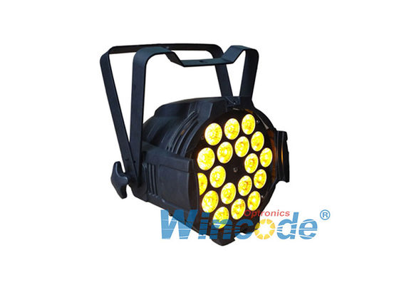 قیمت خوب 18×15W RGBWA 5 در 1 LED Par Light 16 Bit PWM Dimming 25° 45° 60° لنز اختیاری آنلاین