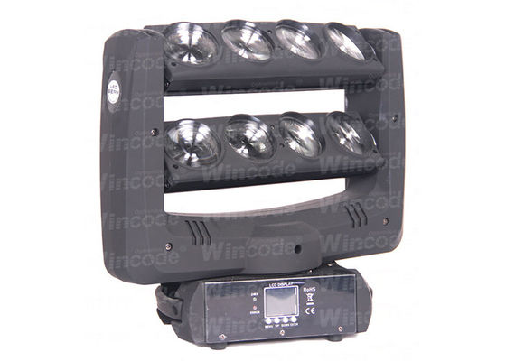 قیمت خوب لامپ های LED Spider Beam Moving Head Light 8pcs 12W 4 در یک رنگ برای نمایش صحنه آنلاین