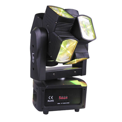 قیمت خوب موسيقي رقص دو چرخ چرخش 10W چراغ صحنه LED برای مهمانی سرگرمی آنلاین