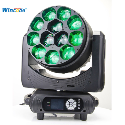 قیمت خوب 12×40W LED حرکت نور سر با ژوم پیکسل عملکرد اثر شستن پرتو آنلاین