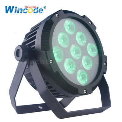 قیمت خوب 9*18W 6 در 1 رنگ باتری روشنایی صحنه برای رویدادها / عروسی آنلاین