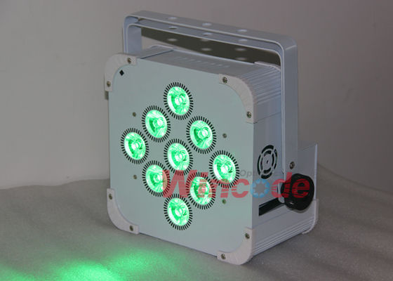 قیمت خوب چراغ قابل حمل برای صحنه 9×15W 5 / 9 کانال، باتری کار می کند LED Par Cans RGBWA آنلاین