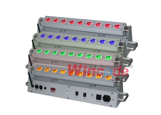 قیمت خوب RGBWA لامپ های دیواری بیرونی LED Wifree Magic Bar F9 برای استودیو / تئاتر آنلاین