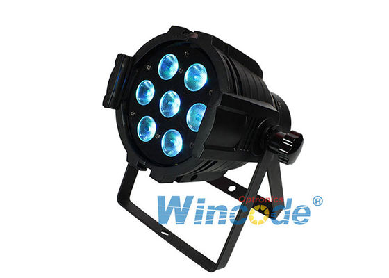 قیمت خوب RGBWA + UV 6 در 1 Par Cans چراغ های صحنه، چراغ های LED تغییر رنگ 7×12W آنلاین