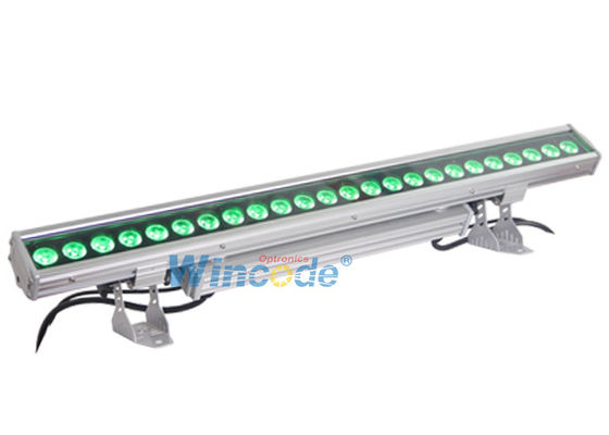 قیمت خوب چراغ های آبشار در فضای باز 24*18 وات RGBWA + UV، تغییر رنگ نور ضد آب LED آنلاین