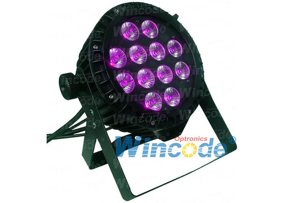 قیمت خوب DMX512 کنترل LED Par Light 12 * 10W 25 ° / 45 ° / 60 ° زاویه پرتو برای نمایش صحنه آنلاین