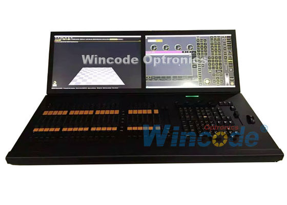 قیمت خوب کنترل کننده DMX روشنایی شوالیه سیاه از نشت نور با دکمه های مکانیکی حرفه ای جلوگیری می کند آنلاین