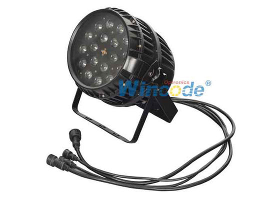 قیمت خوب 18 LED 10W / 15W DMX کنترل ضد آب IP65 موتور زوم LED Par Light Liner Dimming آنلاین