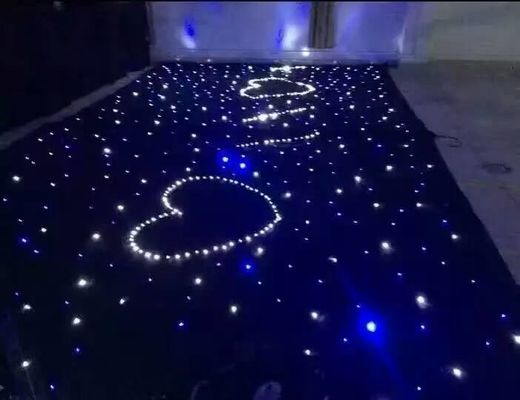 قیمت خوب رنگ پرده دی جی میز ال ای دی تغییر تدریجی پرده شبکی LED قالب DIY 20W RGB / یک رنگ 6 کانال آنلاین