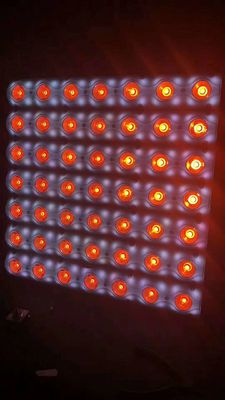 قیمت خوب رنگ سفید گرم 49 * 3w LED ماتریس کوره نور با پرتو پایه فشرده بدن نازک آنلاین