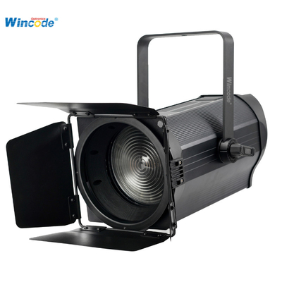 150W یک رنگی Fresnel Spotlight اتوماتیک زوم COB LED بدون فن بدون سر و صدا