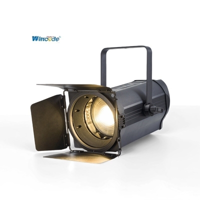قیمت خوب 300W دو رنگ LED Fresnel Spotlight اتوماتیک زوم CRI≥95 175mm Len RDM DMX آنلاین