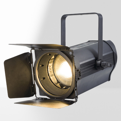 CRI 95 + 400W دو رنگ 2 در 1 زوم خودکار COB LED Fresnel Spot Light برای فیلم و تئاتر