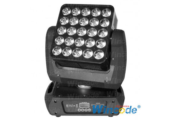قیمت خوب 25 × 12 وات LED متریکس شعاع حرکت نور سر انفرادی کنترل شده با کنترل Arnet آنلاین