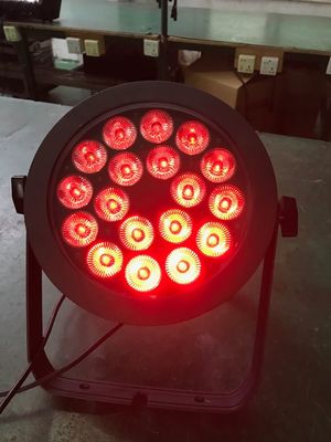 قیمت خوب IP33 لاغری Rgbwa 18x18w Led Par روشنایی صحنه برای دکوراسیون کریسمس آنلاین